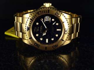 NEW Invicta Reserve Mens COSC Swiss Made Automatic 18k Gold Sandstone 