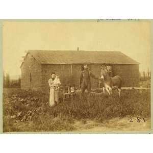  JD Semler,Lillie Semler,Daisy,George,donkey,1886,house 