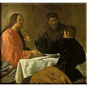 The Supper at Emmaus 30x28 Streched Canvas Art by Velazquez, Diego 
