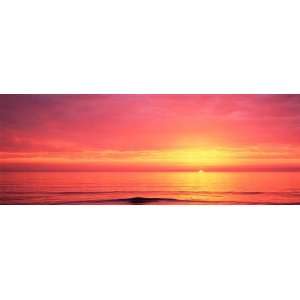   Wall Poster/Decal   Sunset over the sea Venice Beach