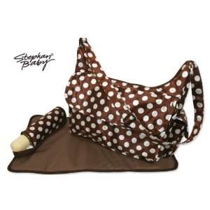  Stephan Baby Brown Dots Diaper Bag Baby