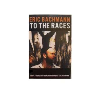    Eric Bachmann Poster To The Races Crooked Fingers 