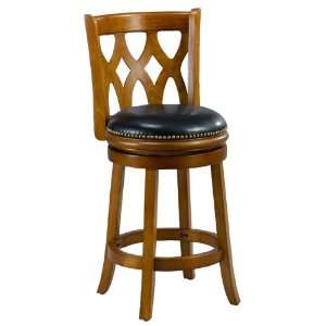  Oak Triple Crossback 24 inch Counter Stool