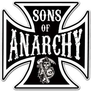  Sons of Anarchy Cross Car Bumper Sticker Decal 4x4 