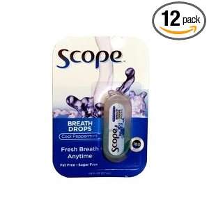  Scope Breath Drops Cool Peppermint 3.7 mL 12 PACK Health 