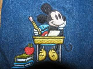   & MICKEY Elementary Mouse school teacher Dress womens size S  