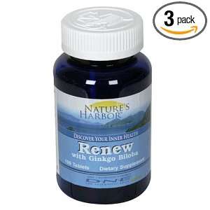 Natures Harbor Discover Your Inner Health Renew, With Ginkgo Biloba 