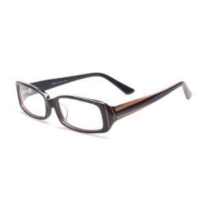  HT082 prescription eyeglasses (Black/Brown) Health 