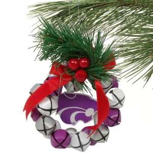    Kansas State Wildcats Bell Wreath Ornament