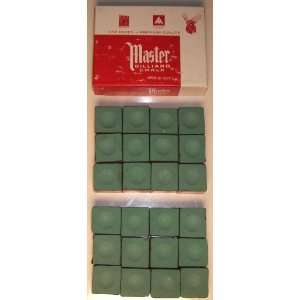  Masters Spruce Billiard Chalk   2 dozen    