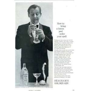  Hans Conreid Seagrams Lemon Peel Magazine Ad Everything 
