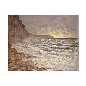 Seafront, Fecamp, 1881 Finest LAMINATED Print Claude Monet 
