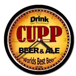  CUPP beer and ale cerveza wall clock 