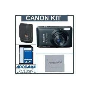 Canon PowerShot SD1400IS Digital ELPH Camera Kit   Black   Refurbished 