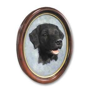    Black Labrador Retriever Sculptured 3D Dog Portrait