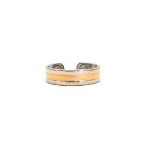  Golden River   Gold Plated Magnetic Therapy Ring (RC 218 