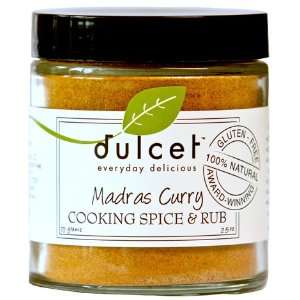 Dulcet Madras Curry Cooking Spice & Rub (2.5 oz)  Grocery 