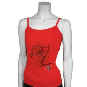   Buccaneers Red Ladies Team Crush Camisole Tank Top