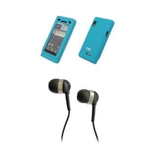  EMPIRE Light Blue Silicone Skin Cover Case + Stereo Hands 