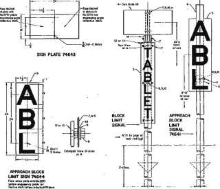 Conrail MOW C&S Diagrams   signals crossings 140 plans  