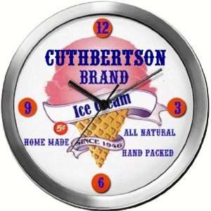  CUTHBERTSON 14 Inch Ice Cream Metal Clock Quartz Movement 