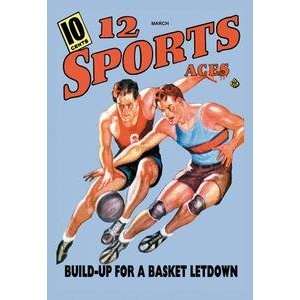 Paper poster printed on 20 x 30 stock. 12 Sports Aces Build up for a 