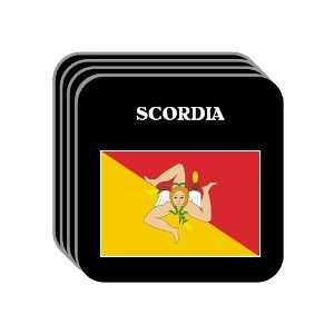   Region, Sicily (Sicilia)   SCORDIA Set of 4 Mini Mousepad Coasters