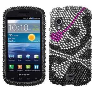 Skull Crystal Diamond BLING Hard Case Phone Cover for Samsung 