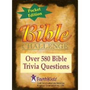    Over 580 Bible Trivia Questions, Pocket Edition. Toys & Games