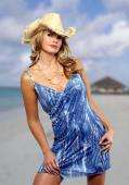 The Saress Beach Cover Up Short   Blue Lagoon  Size Extrs Large