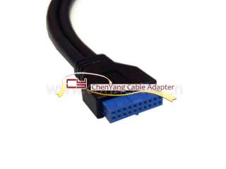 two USB 3.0 Female Back panel to Motherboard 20pin cable with PCI 