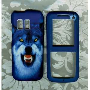  Blue Wolf rubberized Samsung SCH R451c (TracFone)Straight 