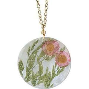  Pink Needle Daisy Necklace Arts, Crafts & Sewing