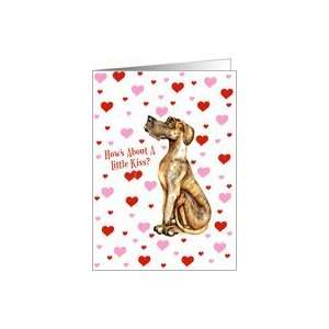  Great Dane Brindle UC Pucker Up Cards Card Health 