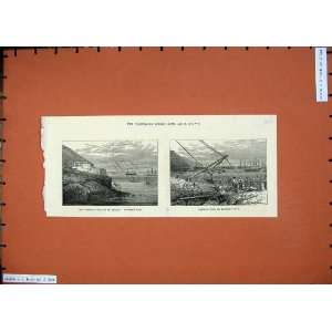  1874 Fortifications St Helena MundenS Fort Guns Cove 