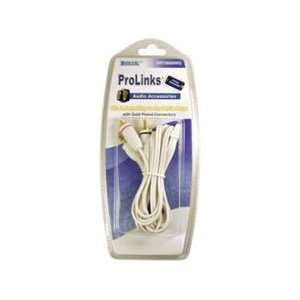   Cable 1/8 Inch Male To 2 Rca Males White Flexible Pvc Jacket