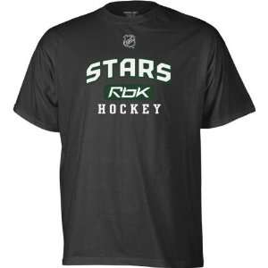  Dallas Stars  Black  Center Ice RBK Practice T Shirt 