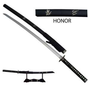  Honor Samurai Sword with Stand and Scabbard Sports 