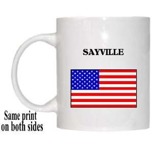  US Flag   Sayville, New York (NY) Mug 