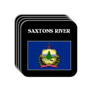  US State Flag   SAXTONS RIVER, Vermont (VT) Set of 4 Mini 