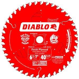  Diablo D0641X 6 1/2 by 40 Finishing Saw Blade 5/8 Inch 