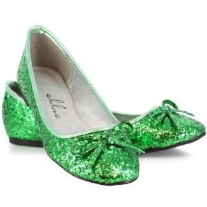  Lets Party By Ellie Shoes Mila Green Glitter Adult Ballet 