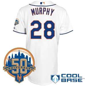 New York Mets Authentic Daniel Murphy Alternate Cool Base Jersey w 