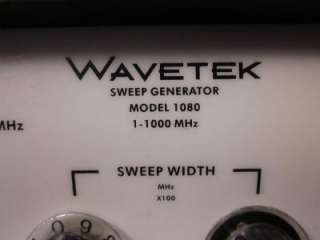 Wavetek 1080 Sweep Generator 1 1000MHz  
