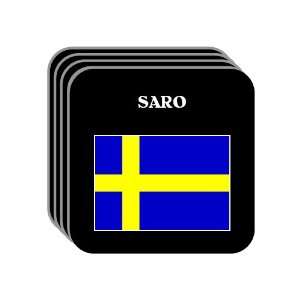  Sweden   SARO Set of 4 Mini Mousepad Coasters 