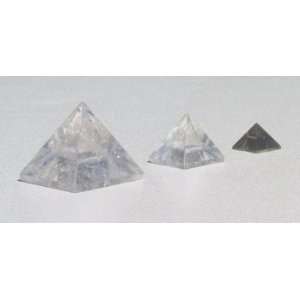  Set of Three Quartz Pyramids.