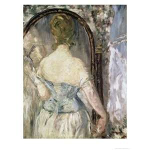 Before the Mirror Giclee Poster Print by Édouard Manet, 9x12  