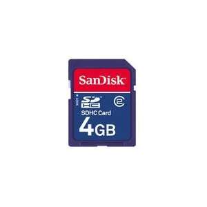New SANDISK Flash Memory Card 4 GB SDHC Memory Card Compact High 