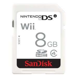  Sandisk 8GB Gaming SD Card For Nintendo DSi   Retail Pack 