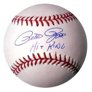  Pete Rose MLB Baseball W/ Hit King Inscription Sports 